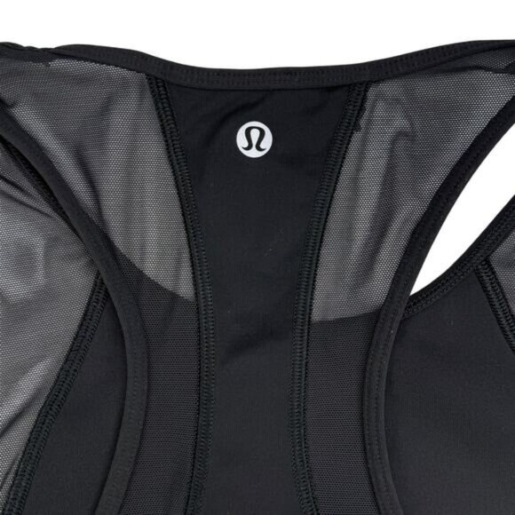 LULULEMON Laser Speed Train Tank Size 10 Black - Picture 6 of 6